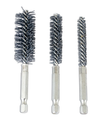 Laser Tools 77075 Flexible Honing Brush Set - 3pc