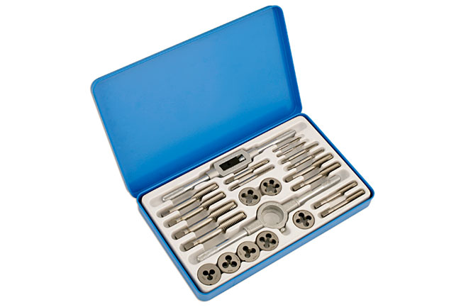 Laser Tools 77123 Whitworth Tap & Die Set - 23pc